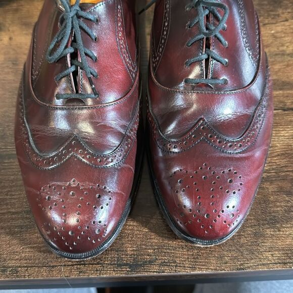 Mario de Gerard burgundy oxfords size 9.5 - Picture 9 of 11